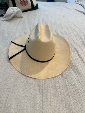 Classic Quality Hats Large Brim Straw Western Cowboy Hat Made in USA